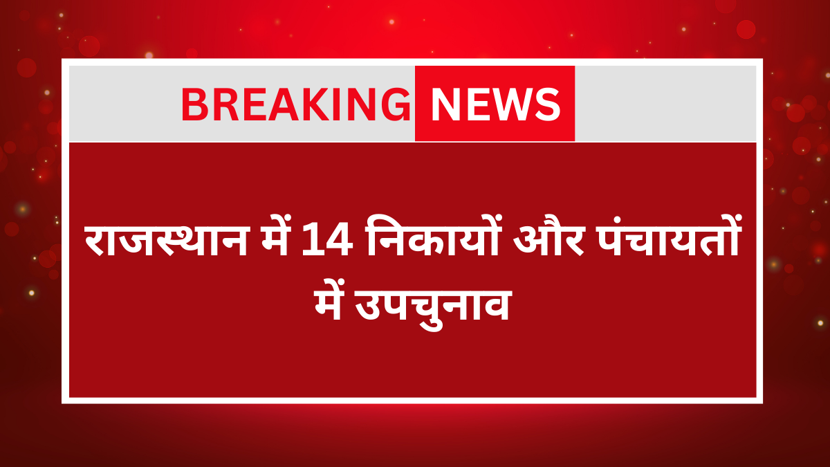 राजस्थान में 14 निकायों और पंचायतों में उपचुनाव